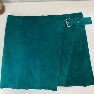 Maje 100% suede mini skirt